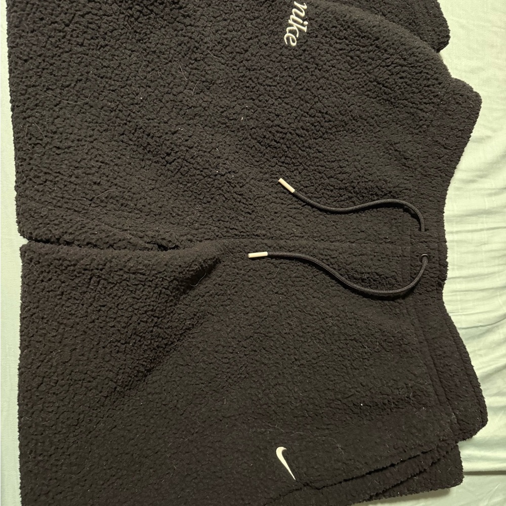 Nike Black Textured Fabric